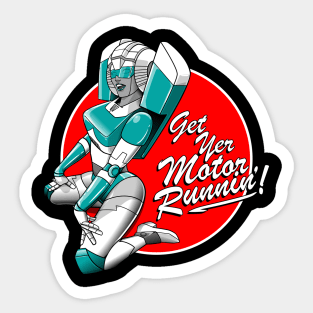 Get Yer Motor Runnin' (Paradron Repaint) Sticker